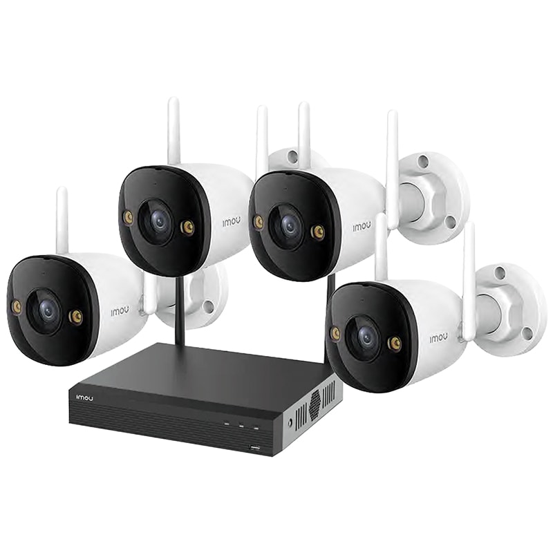 ELCART DISTRIBUTION - ERT370501400 KIT TVCC NVR + 4TELECAMERE BULLET
