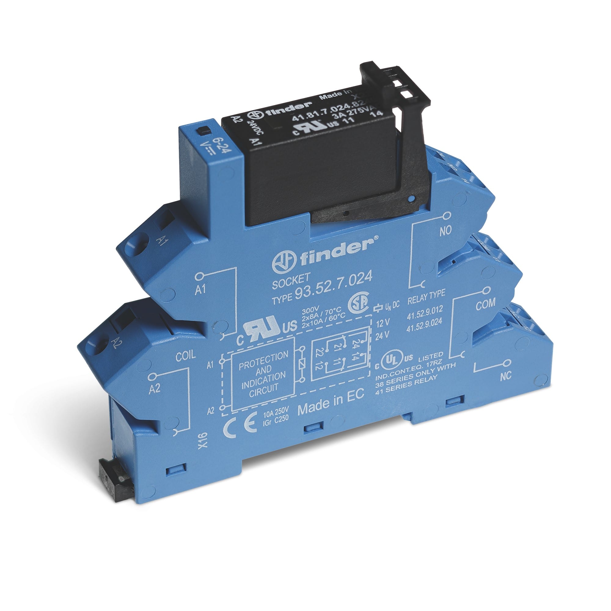 FINDER SPA - FIN384170128240 INTERFACCIA MODULARE SSR 1NO MORS.MOLLA