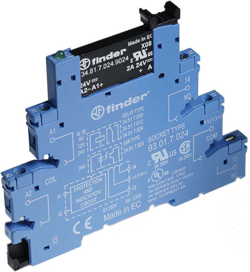 FINDER SPA - FIN388132407048 INTERFACCIA MODULARE SSR 1NO MORS.BUSSOL