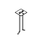 LINEA LIGHT (ILED) - ILD65082 Fixing tie rods for Peak