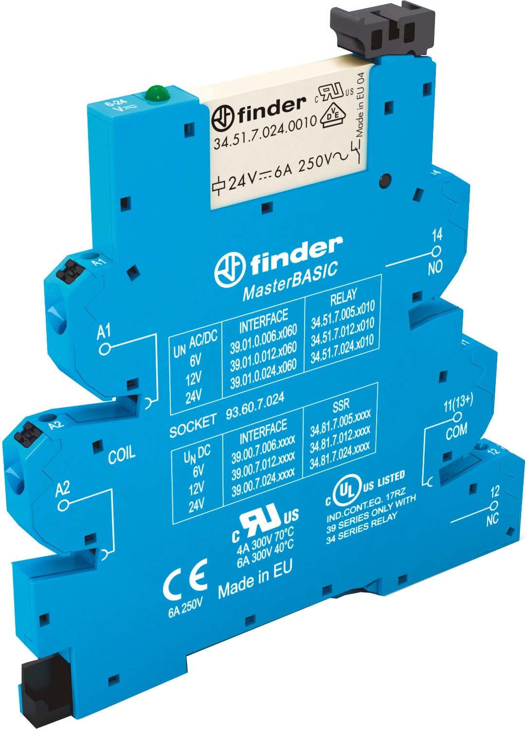 FINDER SPA - FIN390101250060 INTERFACCIA MODULARE EMR 1NO MORS.PUSH-I