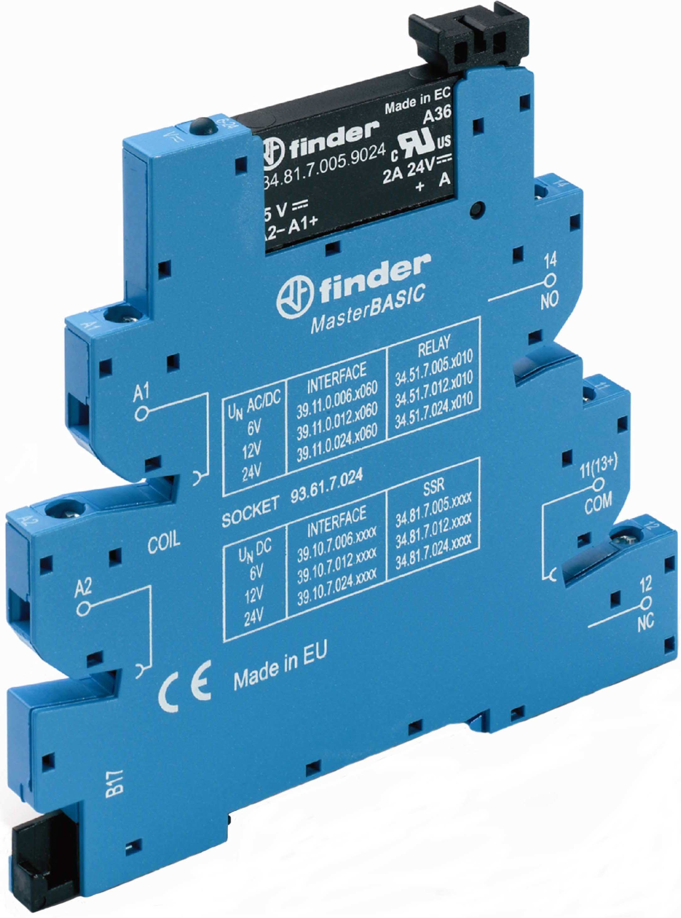 FINDER SPA - FIN391082309024 MASTERBASIC INTERFACCIA SSR 1NO MORS.BUS