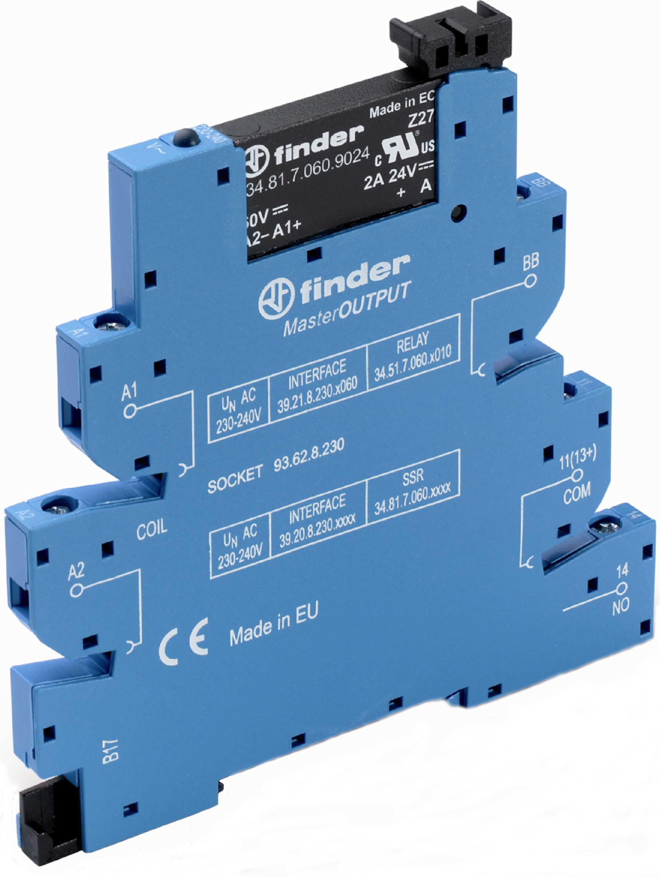 FINDER SPA - FIN392070069024 MASTEROUTPUT INTERFACCIA SSR 1NO MORS.BU