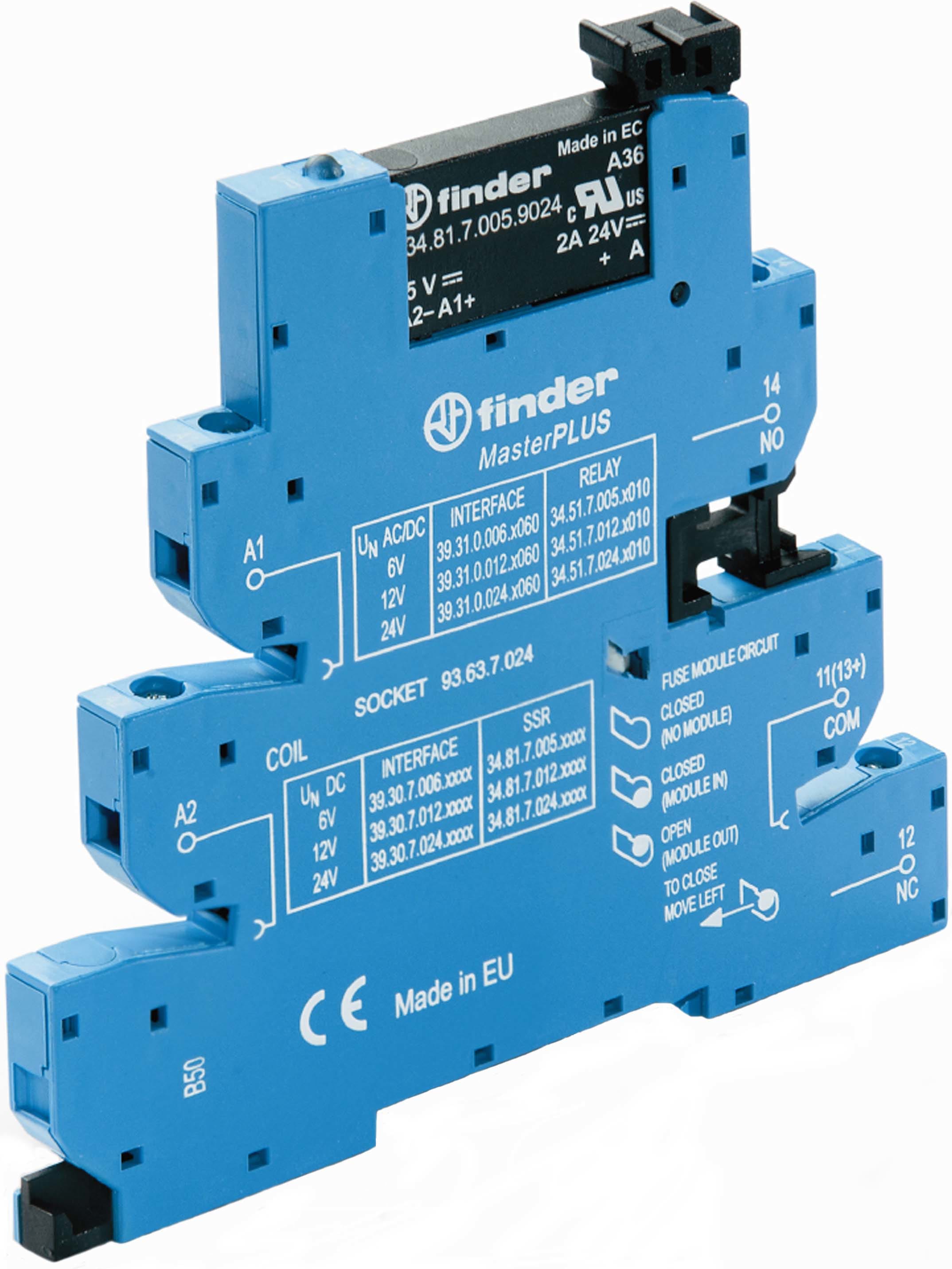 FINDER SPA - FIN393000249024 MASTERPLUS INTERFACCIA SSR 1NO MORS.BUSS