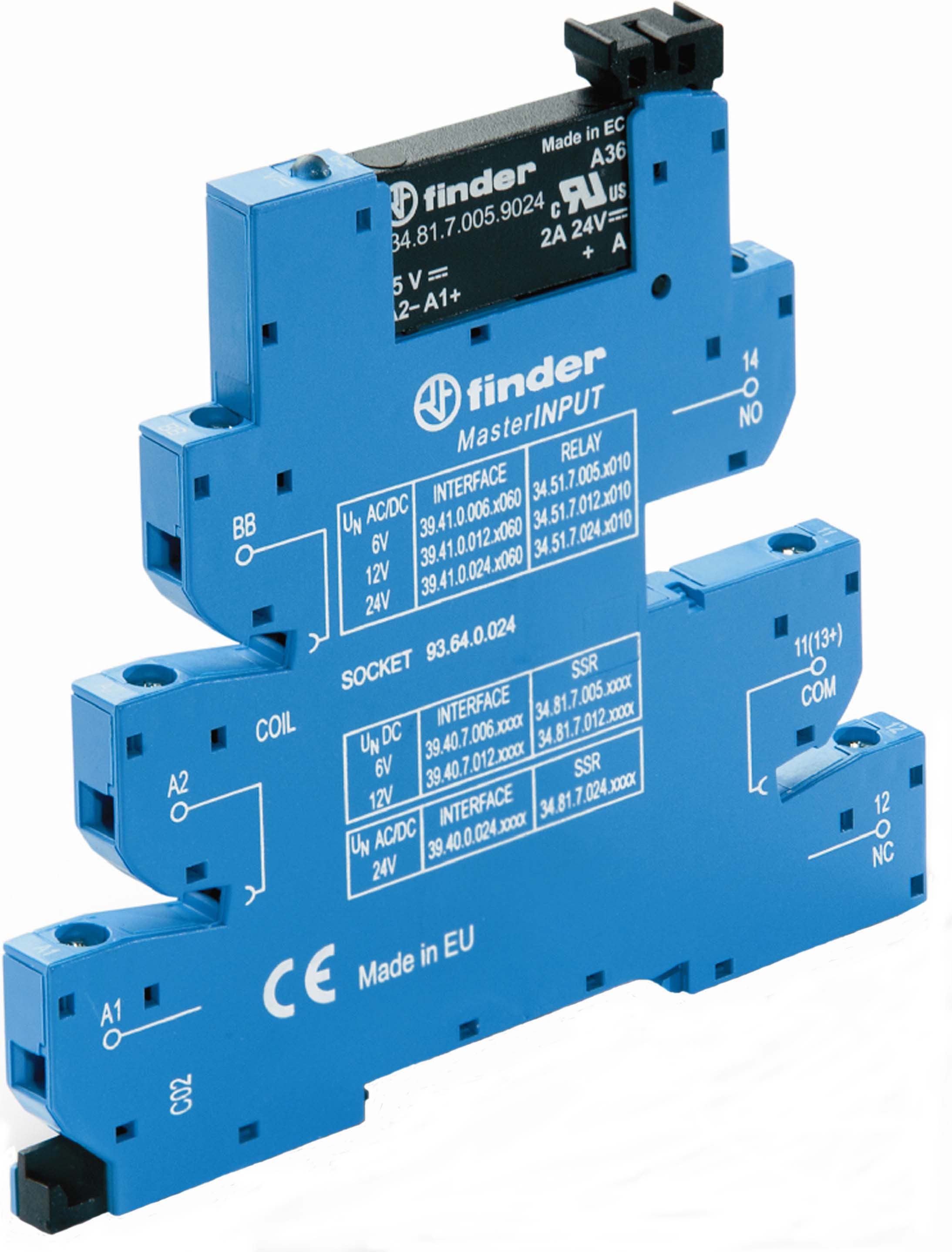 FINDER SPA - FIN394082309024 MASTERINPUT INTERFACCIA SSR 1NO MORS.BUS