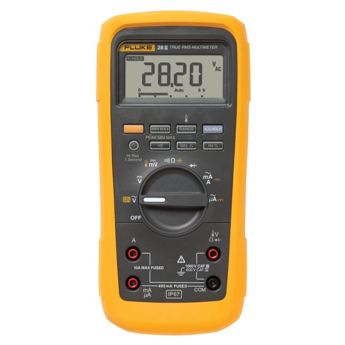 FLUKE ITALIA SRL - FLK3947820 28-II MULTIMETRO TRMS, 1000V, TEMP, IP67