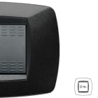 MASTER SRL - MST39MP202 MODO PLACCA 2 POSTI STRETTA NERO