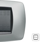 MASTER SRL - MST39MP252 MODO PLACCA 2 POSTI STRETTA TITANIO