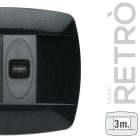 MASTER SRL - MST39RT383 MODO RETR 3 POSTI GRIGIO ANTRACITE
