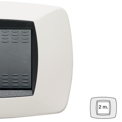 MASTER SRL - MST39TC102 MODO PLACCA 2 POSTI BIANCO