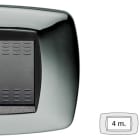 MASTER SRL - MST39TC224 MODO PLACCA 4 POSTI CROMATO