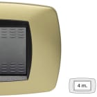 MASTER SRL - MST39TC244 MODO PLACCA 4 POSTI OTTONE OPACO