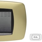 MASTER SRL - MST39TC244 MODO PLACCA 4 POSTI OTTONE OPACO