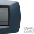 MASTER SRL - MST39TC354 MODO PLACCA 4 POSTI BLU NOTTE