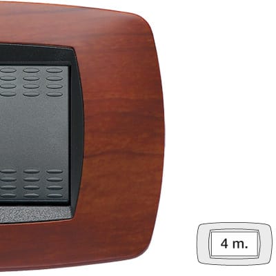 MASTER SRL - MST39TC414 MODO PLACCA 4 POSTI CILIEGIO