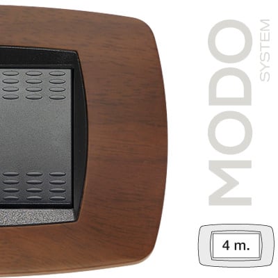 MASTER SRL - MST39TC454 MODO PLACCA 4 POSTI NOCE SCURO