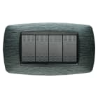 MASTER SRL - MST39TC514 MODO PLACCA 4 POSTI SATINATO GRIGIO