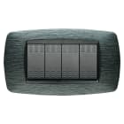 MASTER SRL - MST39TC514 MODO PLACCA 4 POSTI SATINATO GRIGIO