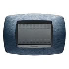 MASTER SRL - MST39TC523 MODO PLACCA 3 POSTI SATINATO BLU