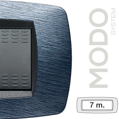 MASTER SRL - MST39TC527 MODO PLACCA 7 POSTI SATINATO BLU