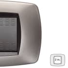 MASTER SRL - MST39TC552 MODO PLACCA 2 POSTI BRONZO OPACO