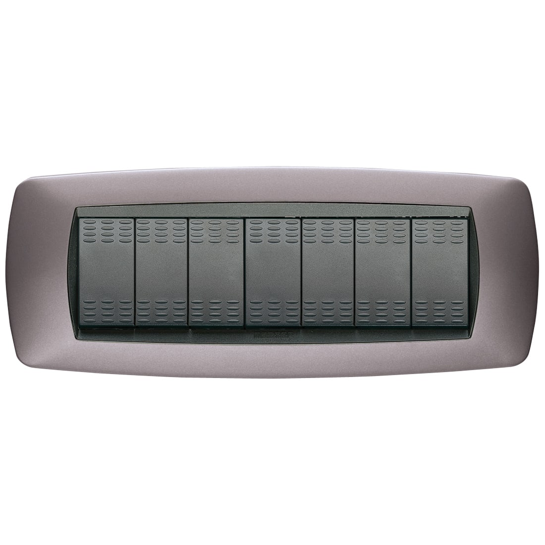 MASTER SRL - MST39TC557 MODO PLACCA 7 POSTI BRONZO OPACO