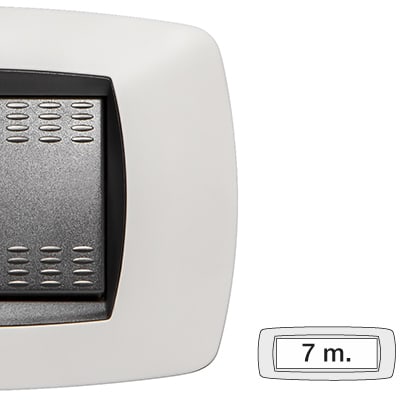 MASTER SRL - MST39TC807 MODO PLACCA 7 POSTI BIANCO OPACO