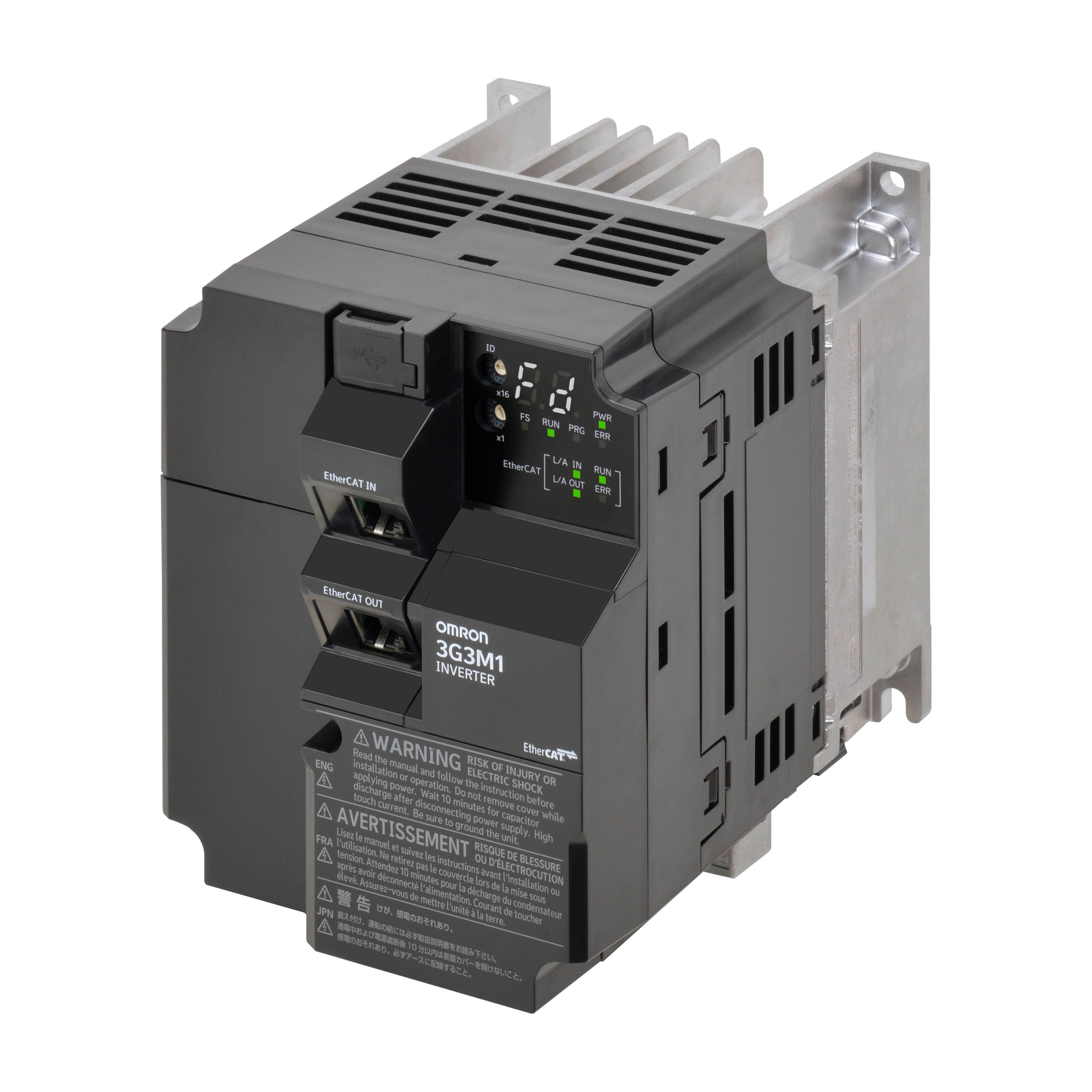 OMRON - OMR3G3M1A4015ECT INVERTER M1-ECT,400V 3-PH,1,5KW,4,8A(HHD