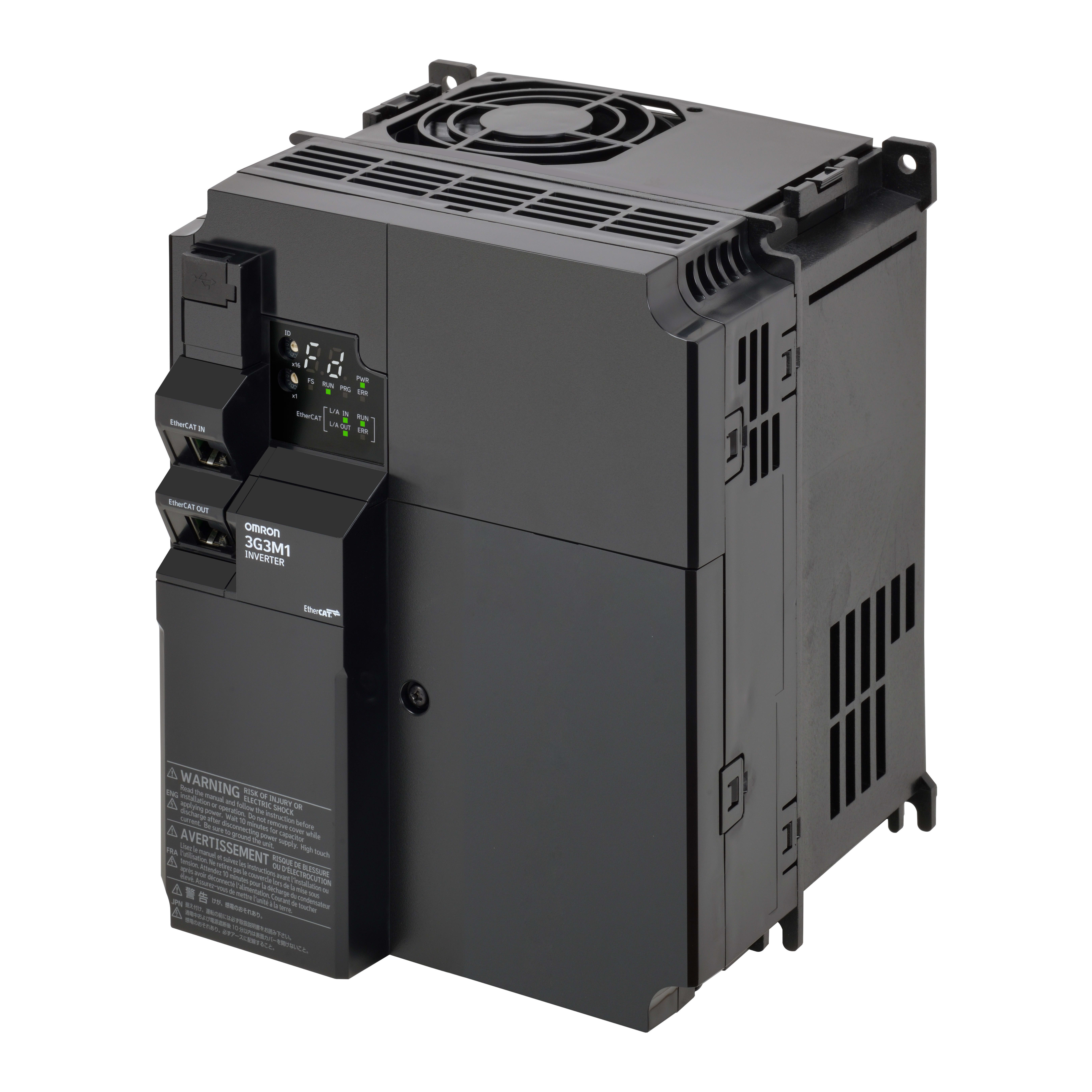 OMRON - OMR3G3M1A4055ECT INVERTER M1-ECT,400V 3-PH,5,5KW,14,8A(HH