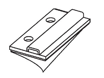 GRAFOPLAST SRL - GRA142/30 TARGHETTA ADESIVA DOPPIA CAVA 30 MM 200