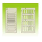 GRAFOPLAST SRL - GRASI2K02W/10NMC TESSERA TUBETTO CAVI LUX BIANCO 10X4 360