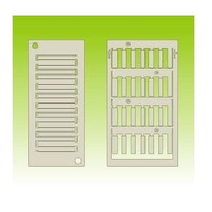 GRAFOPLAST SRL - GRASI2K02Y/10N TESSERA TUBETTO CAVI LUX GIALLO 10X4 115