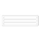 GRAFOPLAST SRL - GRASI2K06130W STRISCIA PHOENIX ST 130X6,3 BIANCO PVC 6