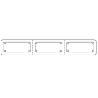 GRAFOPLAST SRL - GRASI2K601M TARGA ADES.FORATA 100X60MM METAL 15PZ