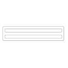 GRAFOPLAST SRL - GRASI2K420430M STRISCIA ADESIVA 430X20MM METAL PVC 40PZ