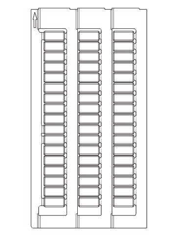 GRAFOPLAST SRL - GRASI2KAF6010BW T. MORSETTI BIANCO LUX CABUR 10X6 858P