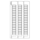 GRAFOPLAST SRL - GRASI2KAF5010LWK T. MORSETTI BIANCO WEIDMULLER 10X5 1056P