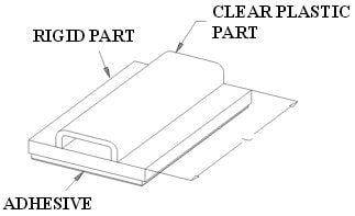 GRAFOPLAST SRL - GRA140/15MC TARGHETTA ADESIVA L=15 MM MC= 5000 PZ
