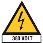 GRAFOPLAST SRL - GRALA11268F1 TRIANG.PERICOLO 380V VINYL AD L=68 12PZ/