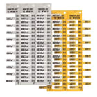 GRAFOPLAST SRL - GRASIHF2W/30 TESSERA CAVI BIANCO L=30 MM 480 PZ