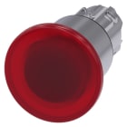 SIEMENS - SIE3SU10511EA200AA0 PULS.LUM.FUNGO ROSSO 3POSIZIONI 40MM