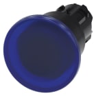 SIEMENS - SIE3SU10011BA500AA0 PULS.LUM.FUNGO BLU SBLOC. TRAZ. 40MM
