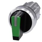 SIEMENS - SIE3SU10522BP400AA0 SEL.LUM.MET VERDE 3POS IMP SN PERM DX