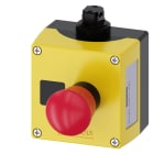 SIEMENS - SIE3SU18010NB104HB2 PULSANT.AS-I GIAL1FORO.F.EM.40MM 1NC,1NC