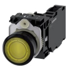 SIEMENS - SIE3SU11020AB301FA0 PULS.LUM.PLAST.GIAL.MOMENT 1NO+1NC LED24