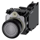 SIEMENS - SIE3SU11030AB703FA0 PULS.LUM.PLAST.TRASP MOMEN.1NO+1NC LED11