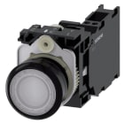 SIEMENS - SIE3SU11030AB603FA0 PULS.LUM.PLAST.BIANC MOMEN.1NO+1NC LED11