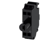 SIEMENS - SIE3SU14012BB603AA0 PORT. LED BIANCO MONT. BASE MOLL 24V UC