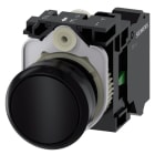 SIEMENS - SIE3SU11000AB103BA0 PULS. PIATTO NERO MOLLA 1NA