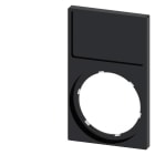 SIEMENS - SIE3SU19000AP100AA0 PORTA TARGH. 17,5X27MM SERIE QUADR. PIAT